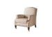 wood furniture upholstered armchair Recreational armchair white chair