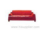 Red Comfortable Bedroom / living room Morden Wooden Sofa Designs furniture