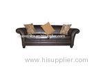 Europe Style Luxury Upholstered furniture Wooden Sofa Designs for Hotel Lobby