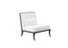 Square contemporary Chaise Lounge Chair bespoke furniture for hotel