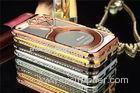 Luxury Metal Phone Cases for iphone 4 / 4s , Rhinestone Cell Phone Cases