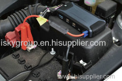 Compact jump starter with tyre inflator