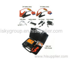 Universal multi-function jump starter battery pack