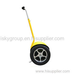 High power scooter star on seabeach