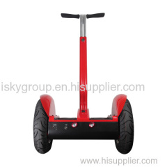 High power scooter star on seabeach