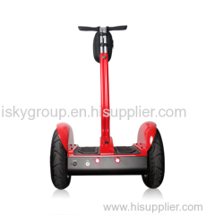 High power scooter star on seabeach