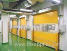 2.0mm Stainless Steel Frame Electric High Speed Doors Closing Speed 0.6m/s