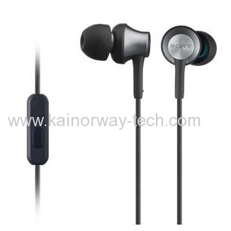 Sony MDR-EX650B Inner Ear Headphone Earphones with Brass Housing Smartphones Mic And Control black