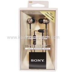 Sony MDR-EX650AP EX Monitor Brass Black In-Ear Headphones for Smartphones