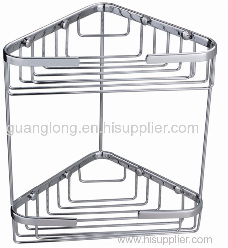 doubel triangular soap basket