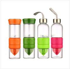 2015 Lemon Cup My Fruit Bottle Juice Readily Cup Drinking Water Bottle Cup Drinkware for outdoor sports bike water bottl