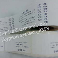 High Quality Fragile Grades Destructible Adhesive Vinyl for Warm District Use brittle label paper