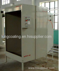 Powder coating spray booth