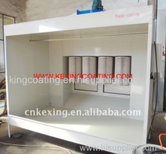 manual powder coating spray booth