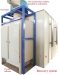 electrostatic powder coating booth