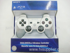 1x Bluetooth Wireless Shock Controller Joypad Gamepad Joystick For PS3 White