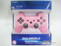 Pink Wireless Game Bluetooth Joystick Controller For Sony PS3 laptop Doubleshock