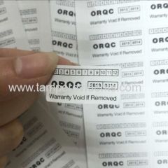 Customized One Time Use Seals Security Label Seal Security Sealing Stickers