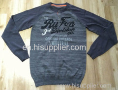 Men's Autumn 100% Combed Cotton Pullovers