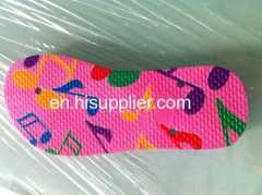 Plastic foam slipper soles shoes UV printer