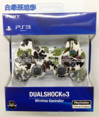 Grey Camouflage Wireless Bluetooth Game Controller For PS3 Console