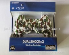 Grey Camouflage Wireless Bluetooth Game Controller For PS3 Console