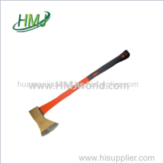 steel labour working felling hatchet with handle