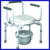 Adjustable adult potty chair