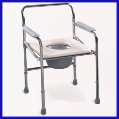 Adjustable potty chair for adults