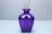 Fancy empty reed aroma diffuser perfume glass bottle with lid