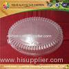 BOPS / PS Clear Plastic Lids , Clear Plastic Jars Lids For Plastic Tray Black / Clear