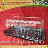 Gray Disposable Bakery Containers Long Plastic Cake Domes