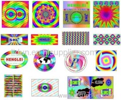 2015 3d hologram sticker for panking