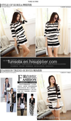 2015 summer new fashion female striped suit