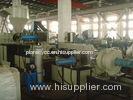 PE PP Flakes Plastic Granulator Machine with Force Feeder / Water Ring Pelletizing Machine