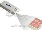 Portable White Poker Scanner , Samsung Mobile Power Bank Spy Camera