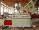 Conical Twin Screw Extruder Machinery / PVC Pipe Double Screw Extrusion Line SJSZ55/110