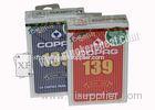 Brazil Blue Copag 139 Gambling Paper Poker Cards Props Bridge Size Regular Face