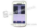 White Samsung S4 Mobile Phone Poker Cheat Device Marked Playing Cards Analyzer