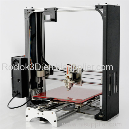 China supplier Roclok single/double nozzle desktop 3D printer with large printing size 300*300*320mm