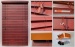 wooden blinds 25mm/35mm/50mm European style Quality solid timber wood venetian blinds