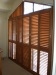 Stained Color Wooden Plantation Shutters the Best Window Shutter