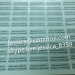 Custom Rectangle Ultra Destructible Paper Warranty Void If Removed Stickers for repair or fix use