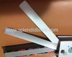 25mm Aluminiumslats metal headrail plastic wand tilt cord lift rolls up aluminum blindsAluminum Venetian Blinds 25mm