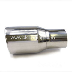 Blue Burnt Exhaust Duo Layer Pipe Tip Polished Stainless Steel 2.5