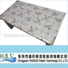 3D transparent tablecloth high quality plastic tablecloth