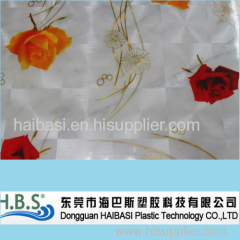 3D transparent tablecloth high quality plastic tablecloth