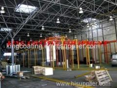 electrostatic powder coating line