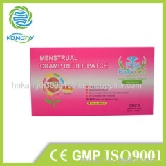 Kangdi OEM&ODM the best heat patch menstrual cramp relief patch