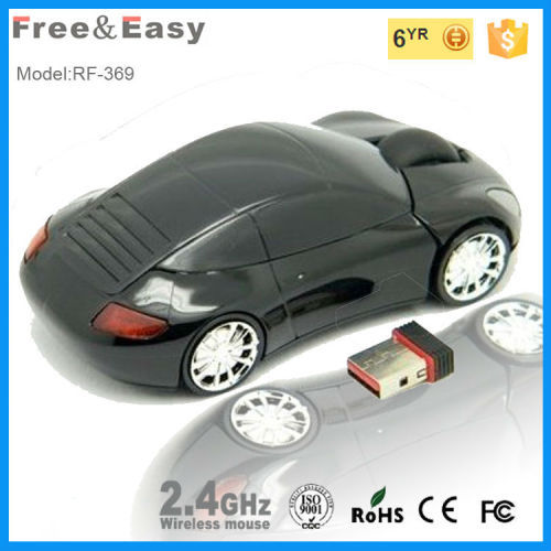 Mini 2.4G Wireless Car Mouse For PC And Laptop With Fcc Standard